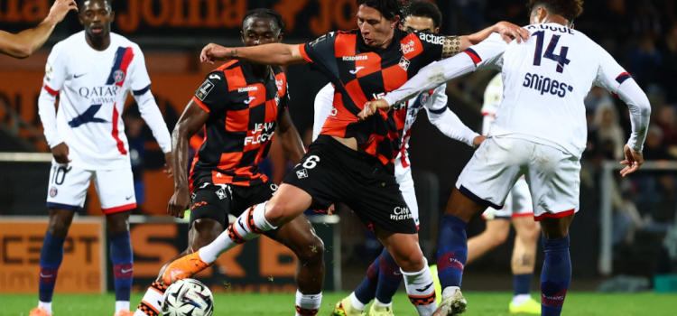 باريس يكتفي بالتعادل امام لوريان وفوز نيس على ليل