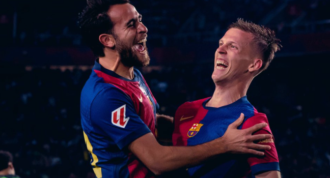 برشلونة يقترب من تجديد عقد لاعبه