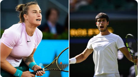 ألكاراز وسابالينكا يحتفظان بصدارة تصنيف لاعبي ولاعبات التنس المحترفين