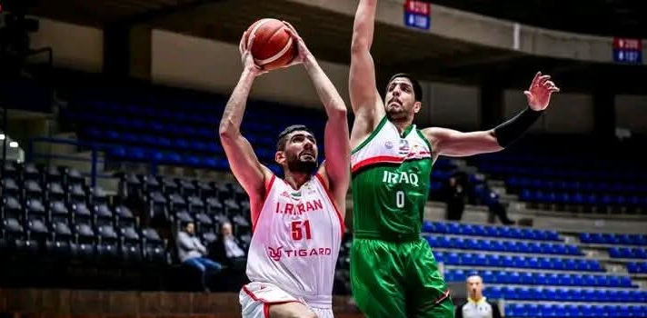 ايران تهزم العراق في تصفيات آسيا لمونديال كرة السلة