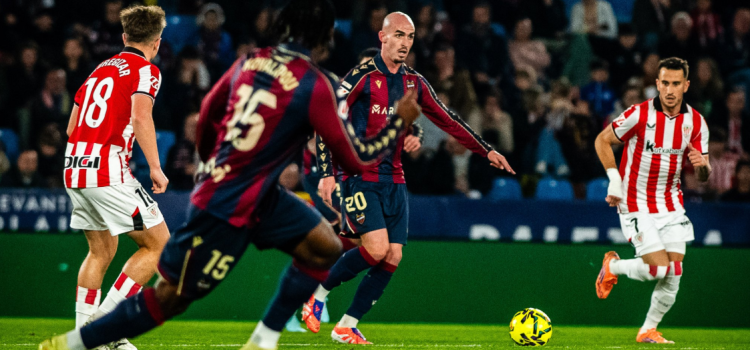 بلباو يتفوق على ليفانتي بثنائية نظيفة