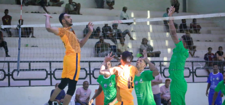 طائرة القطن ينتزع فوز صعب في مباراة ماراثونية امام الاتفاق يالبطولة التنشيطية لكرة الطائرة