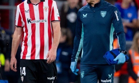 اتلتيك بلباو يؤكد اصابة لابورت بتمزق عضلي