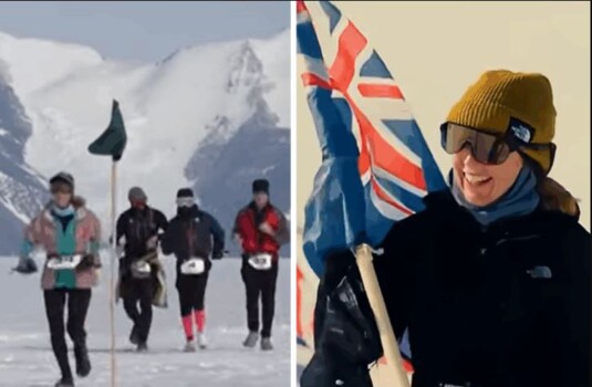 استرالية تهزم الرجال وتتوج بلقب ماراثون القطب الجنوبي لأول مرة في التاريخ