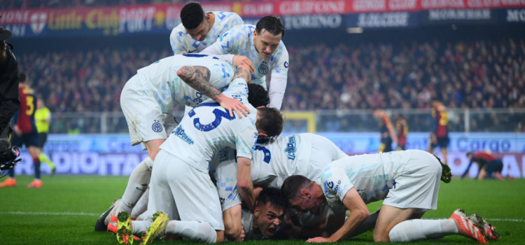 الانتر يعتلي الصدارة بفوزه على جنوى بثنائية