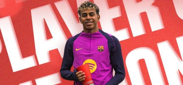 يامال لاعب الشهر في الدوري الإسباني