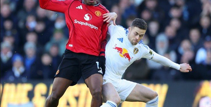 التعادل الايجابي سيد الموقف بين ليدز يونايتد ومانشستر يونايتد