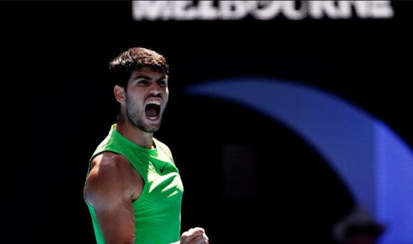 الكاراز يبلغ نصف نهائي أستراليا المفتوحة للمرة الاولى في مسيرته