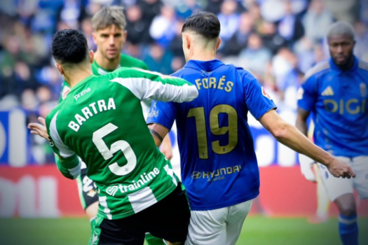 اوفييدو يخرج بتعادل مهم من مباراة بيتيس في الدوري الاسباني