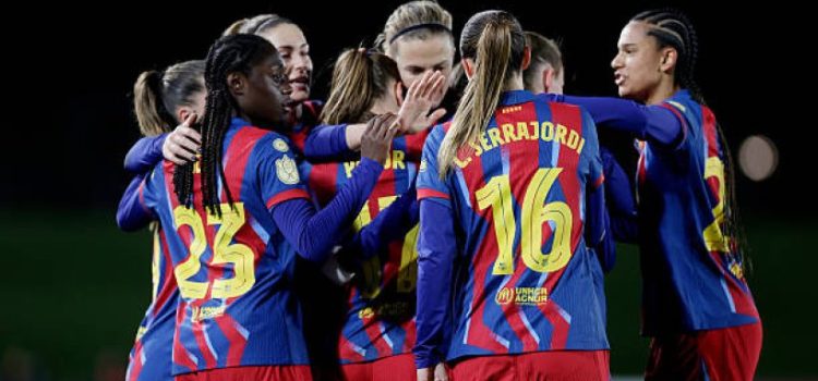 برشلونة يكتسحن ريال مدريد ويتأهلن إلى نصف نهائي كأس الملكة