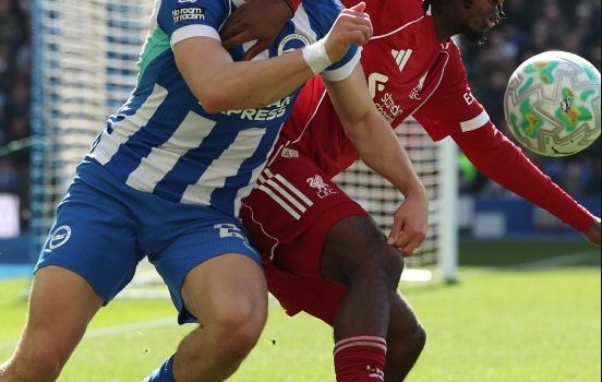 ليفربول يتلقى هزيمة جديدة على يد برايتون