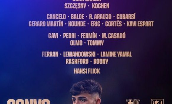 قائمة برشلونة المستدعاة لمواجهة أتلتيكو مدريد