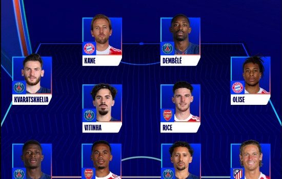 باريس سان جيرمان يكتسح التشكيل المثالي لدوري أبطال أوروبا 2025/2026