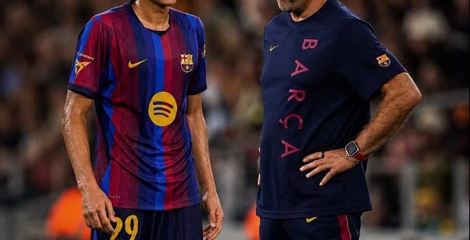 اجتماع حاسم بين برشلونة ووكيل حمزة عبد الكريم