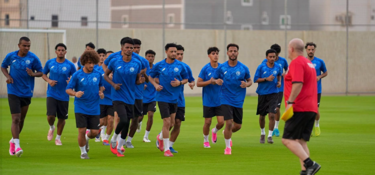 المنتخب الوطني يكثف تحضيراته في معسكره الخارجي بجدة استعداداً لخليجي 27