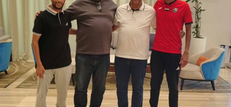 السنباني يزور الحكام اليمنيين المشاركين في بطولة الخليج للناشئين بالدوحة